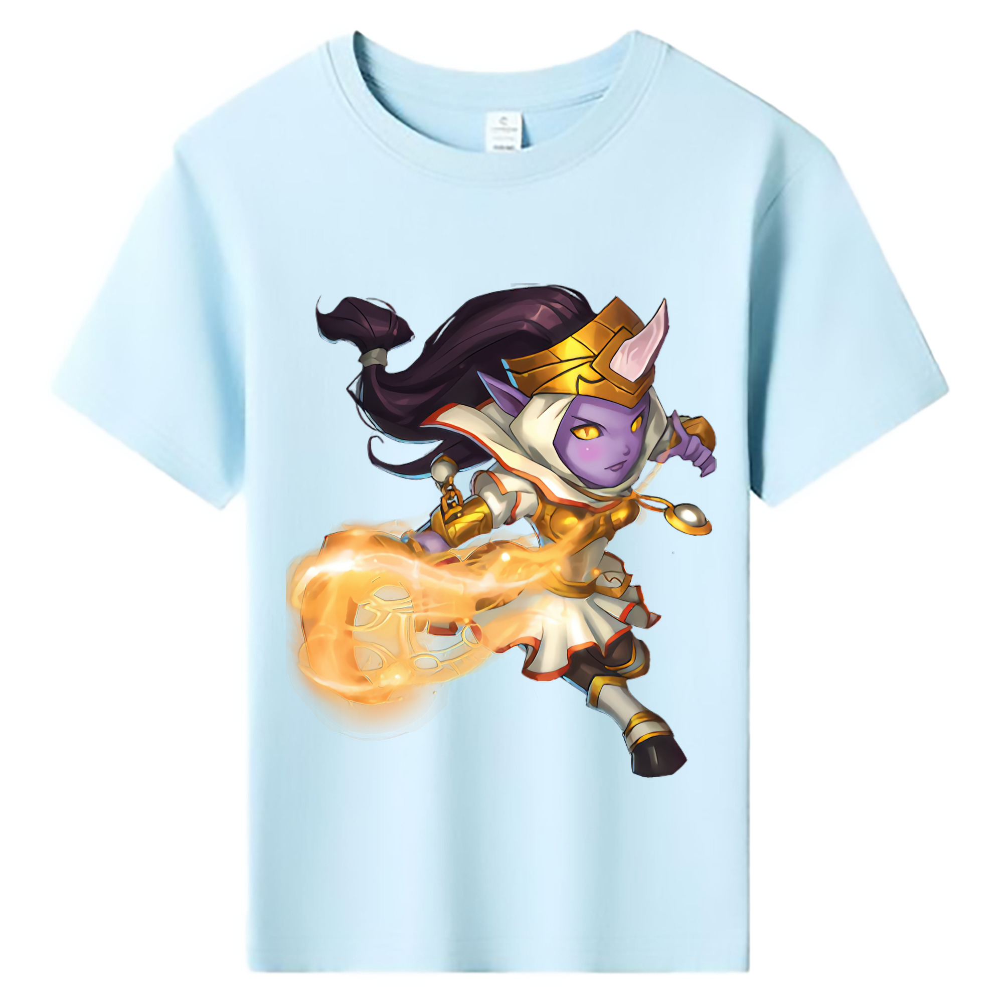 （画像用） リーグ・オブ・レジェンド League of Legends LOL 綿100％キッズTシャツ（フロントプリント）